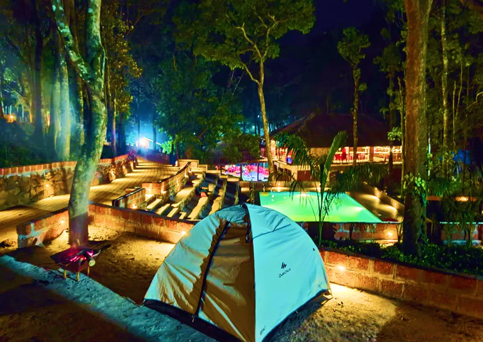 Camping In tents